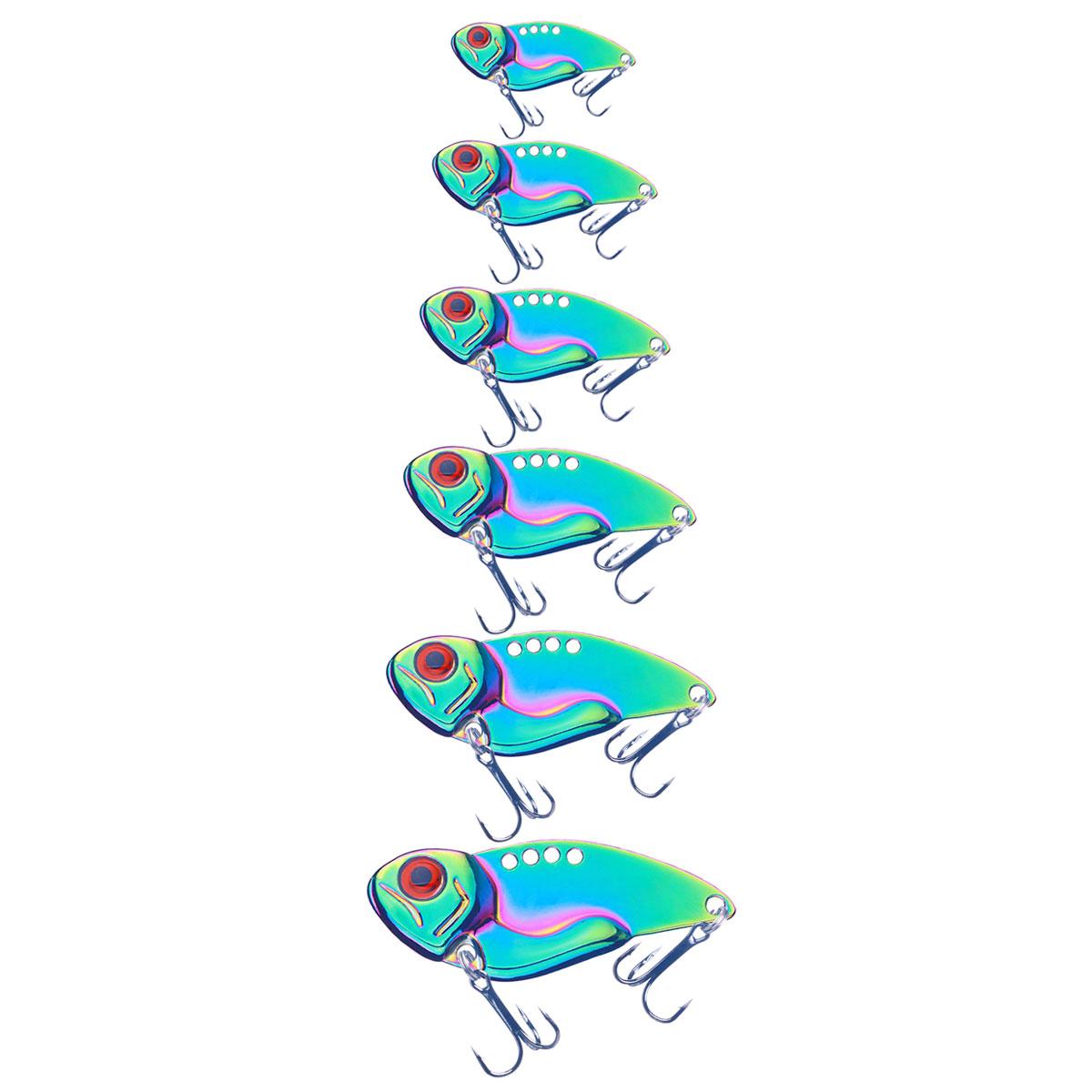 

6PCS 3-20g VIB Fishing Lure Metal Blade Spinner Crankbait Vibration Bait Swimbait Pesca for Bass Sudak Tackle