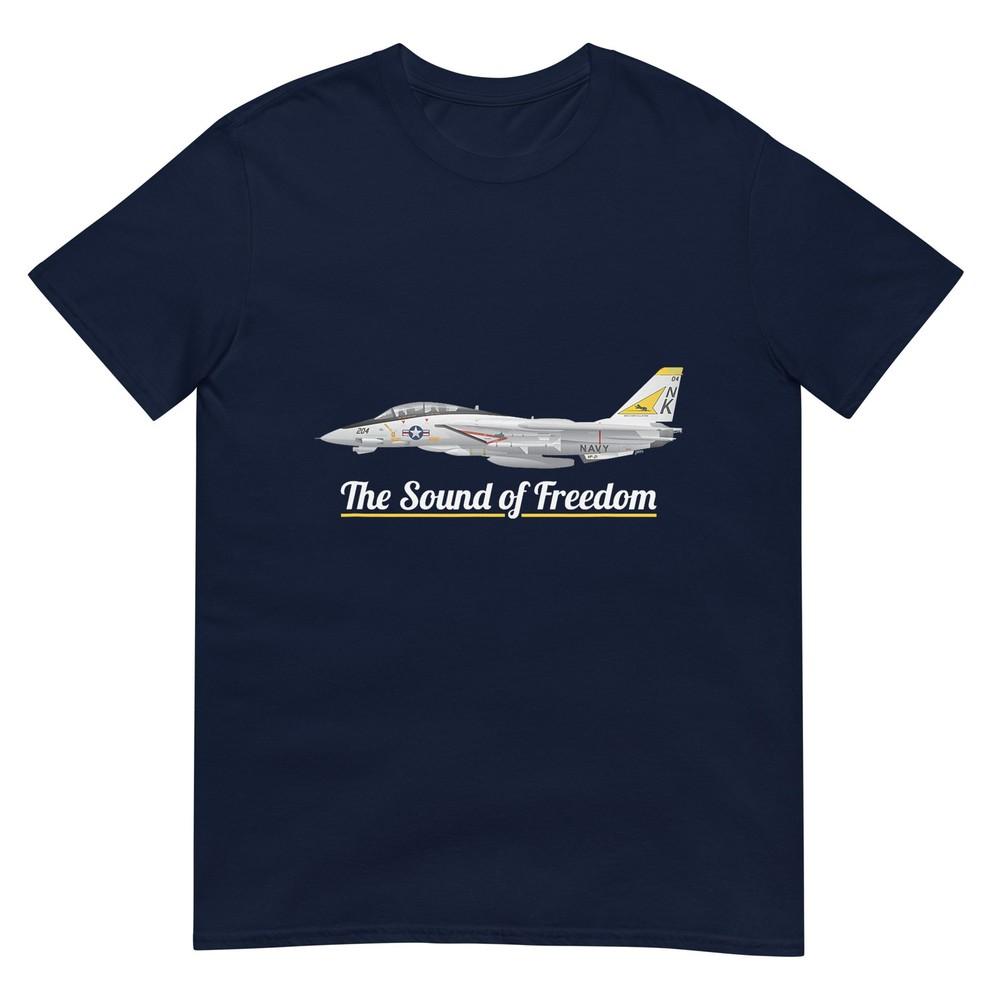F14 Tomcat Military Jet Noise Sound Of Freedom Art Tshirt S