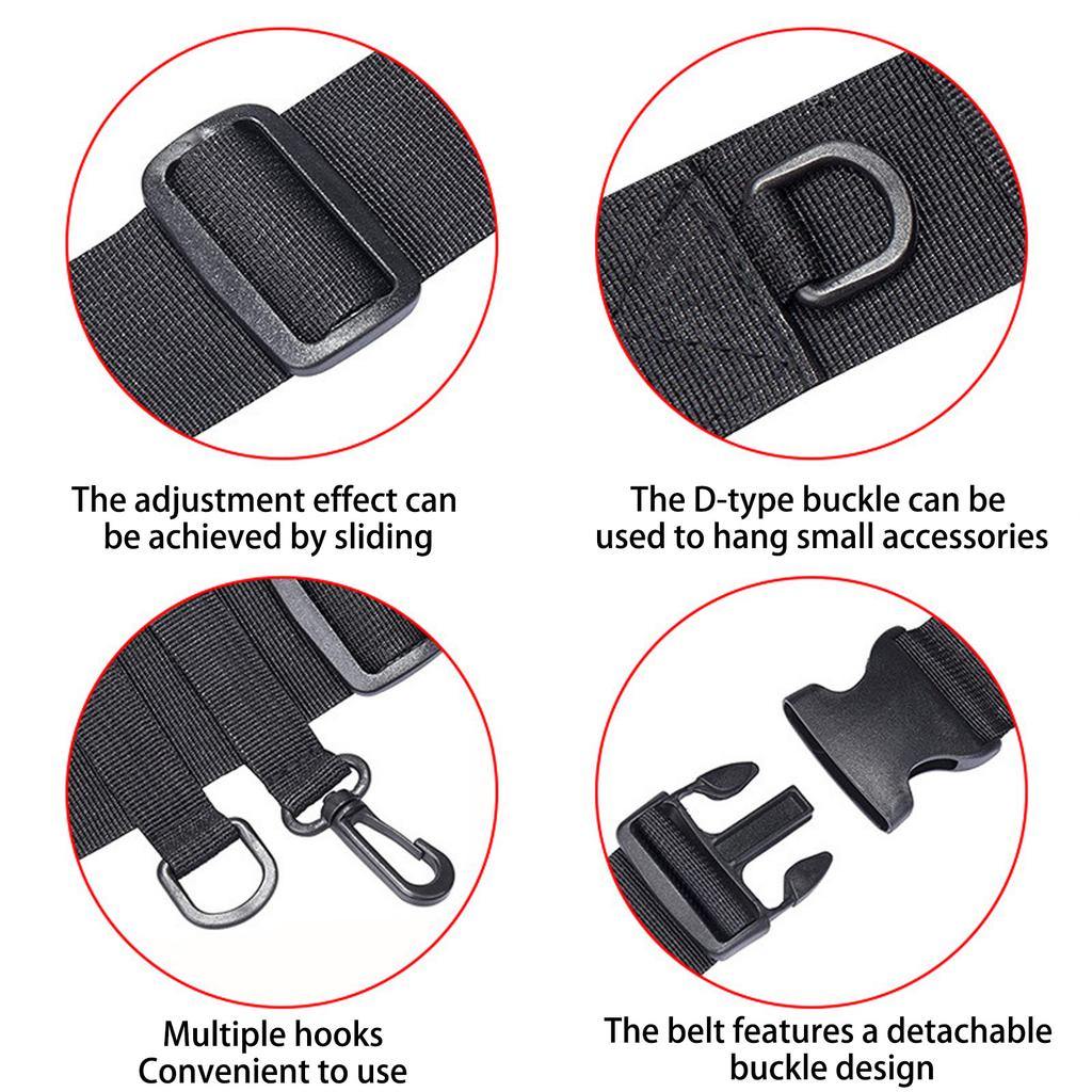Nylon-Wathose mit Stangen-Einsatz Verstellbare Angelrutenhalter für Multirolle Hüft-Wathose-Gürtel Hüftgurt Rutenhalter