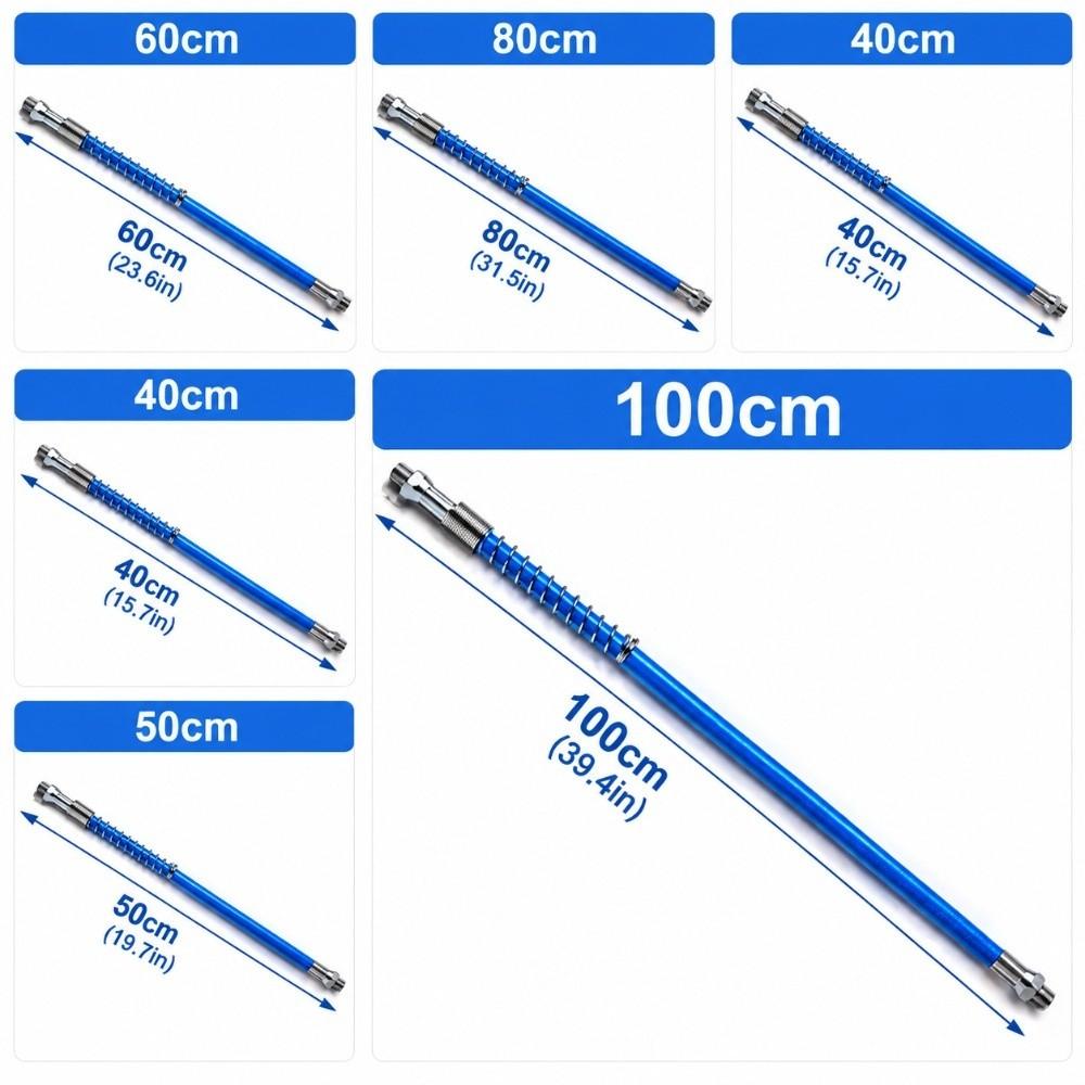 Flexible Grease Hose Spring Protection High Pressure Grease Hose Agricultural Machines