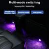 LED Car Interior Ambient Light Decoration Wireless Adhesive Bicycle Tail Light Auto Roof Atmosphere Lamp Diamond Diving Light Neon Lights 4