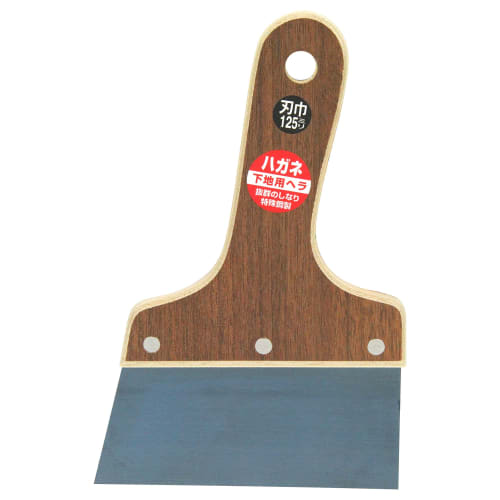 SK11 (SK11) Base Putty Spatula, Steel, 0.4mm Thick, 125mm