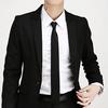 Hanyu Fashion Casual Slim Simplu Bărbați Solid Gât subțire Party Nunta Cravată Mătase