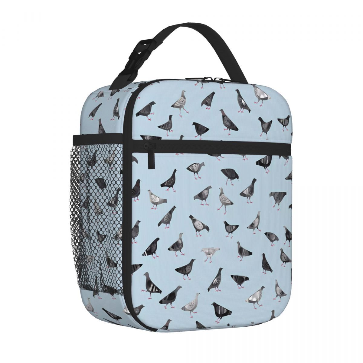 Bestselling Pigeons Doing Pigeon Things Bedspreads For Bed Modern Reusable Lunch Bag Office Lunch Insulated Food Bag One Size