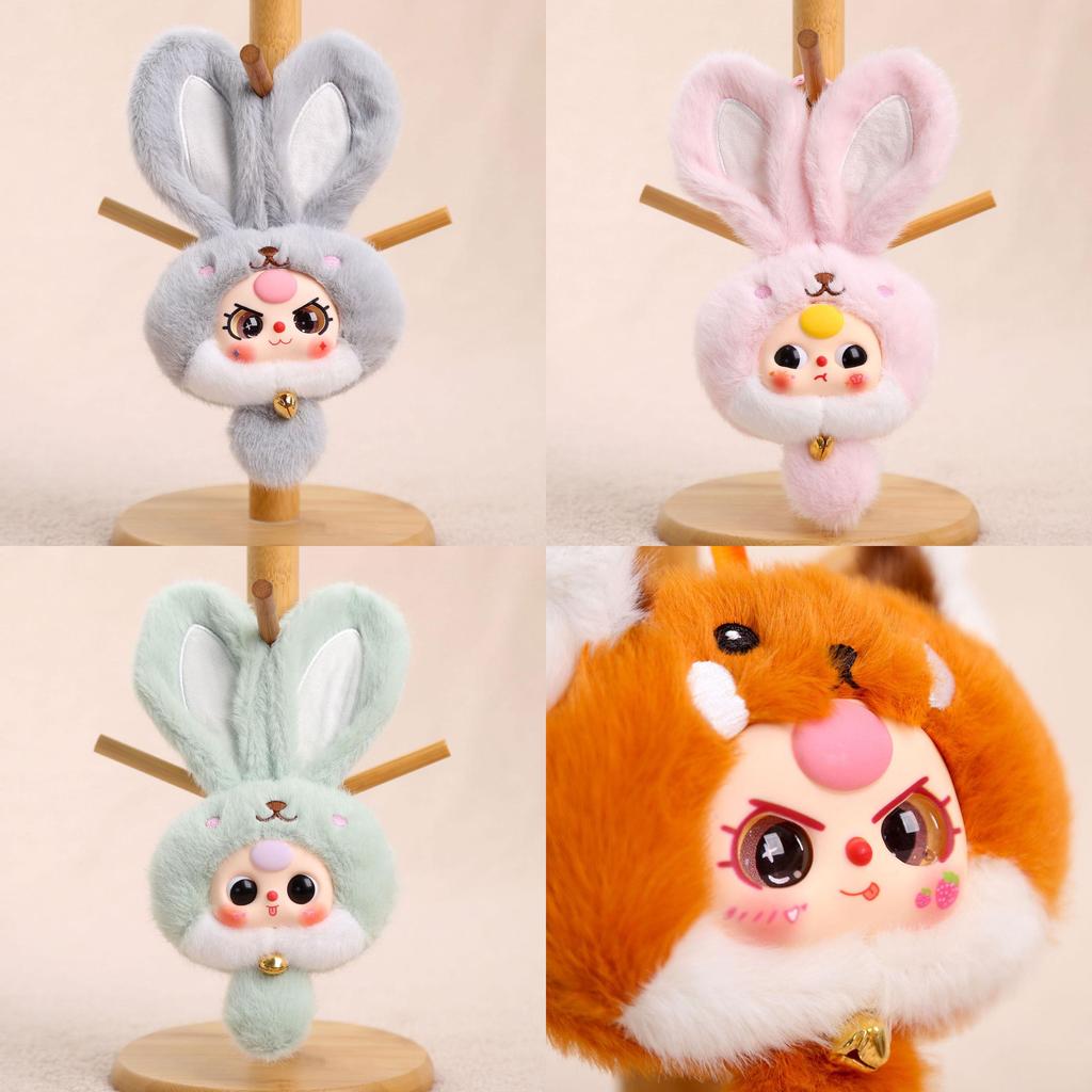 Baby Three Plush Animal Toy With Pp Cotton Filling For Kids Birthday Gift