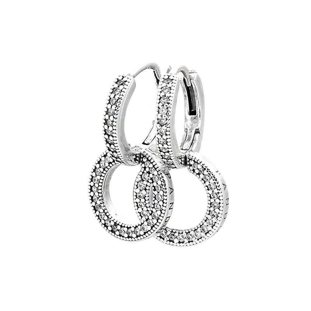 Pandora Sparkling Double Earrings 299052C01