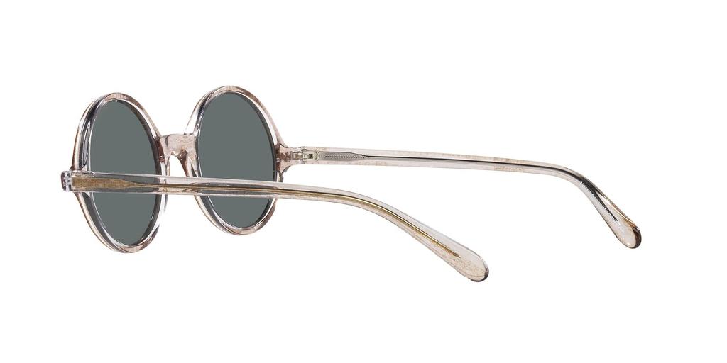 Emporio Armani EA 501M Crystal Brown Pattern Mirror Rose Gold Size 47 Sunglasses, Frame/Grey Lens,