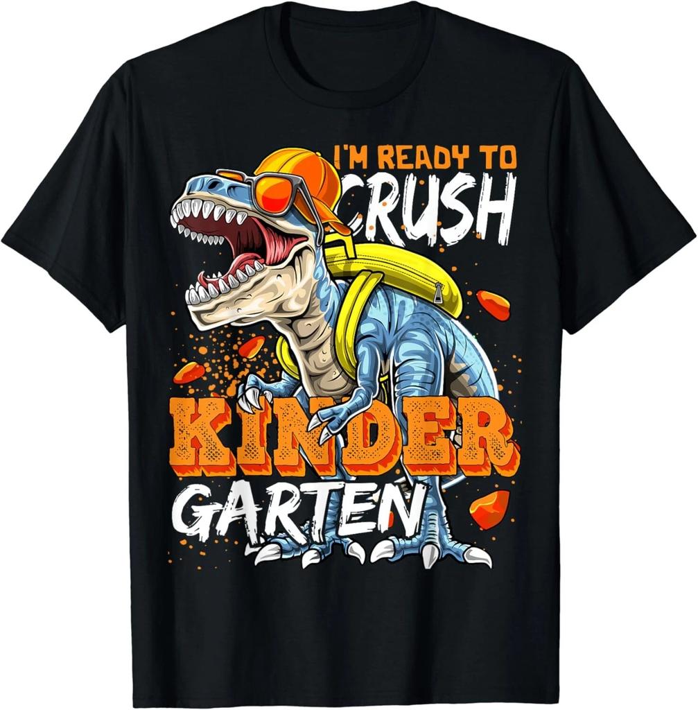 Bereit, den Kindergarten zu rocken Dinosaurier Zurück in die Schule Geschenk Unisex T-Shirt