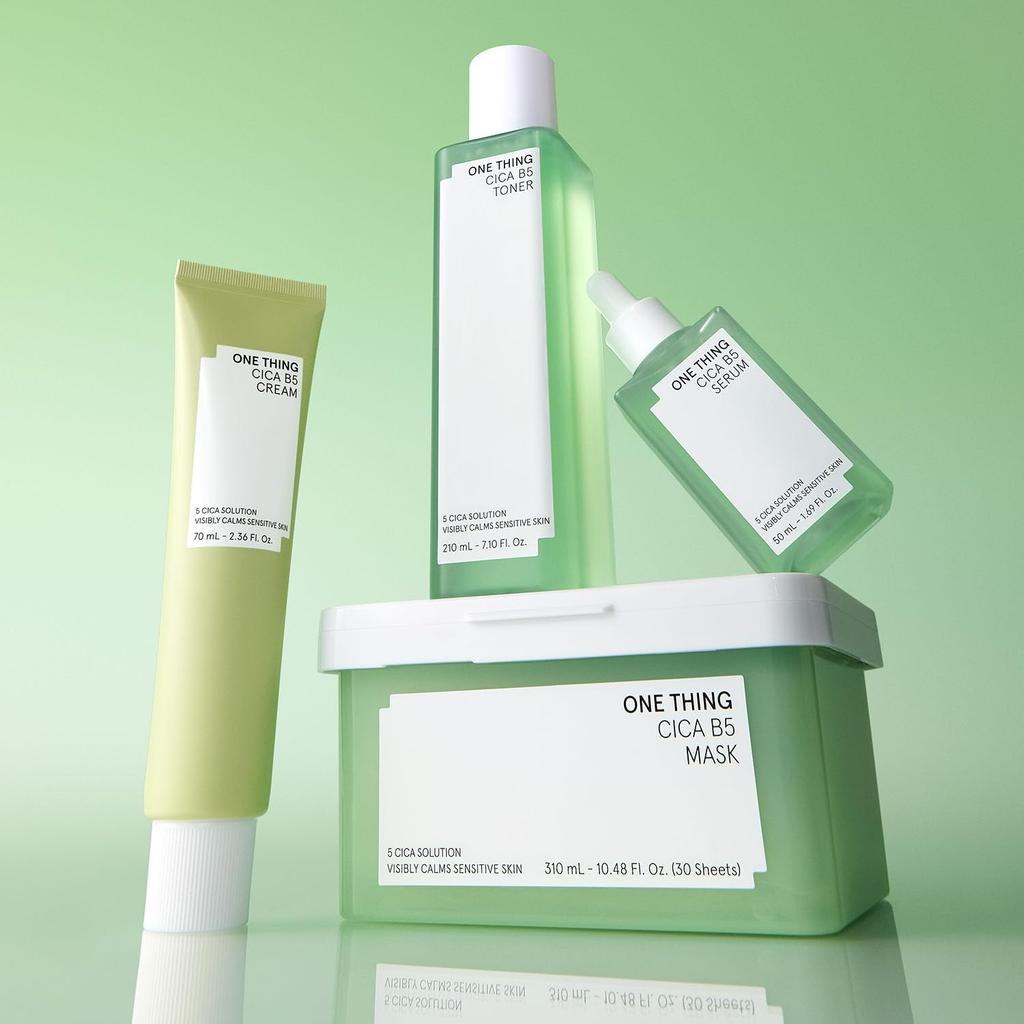 ONE THING Cica B5 Moisturizing Cream 70ml Refreshing for and Sensitive and CICA Cica Highly Highly Lightweight Strengthens Skin Moisturizing Face