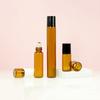 1Ml 2Ml 3Ml 5Ml 10Ml Amber Thin Glass Roll On Bottle Empty Refillable Bottle Sample Test Essential Oil Perfume Vials With Roller