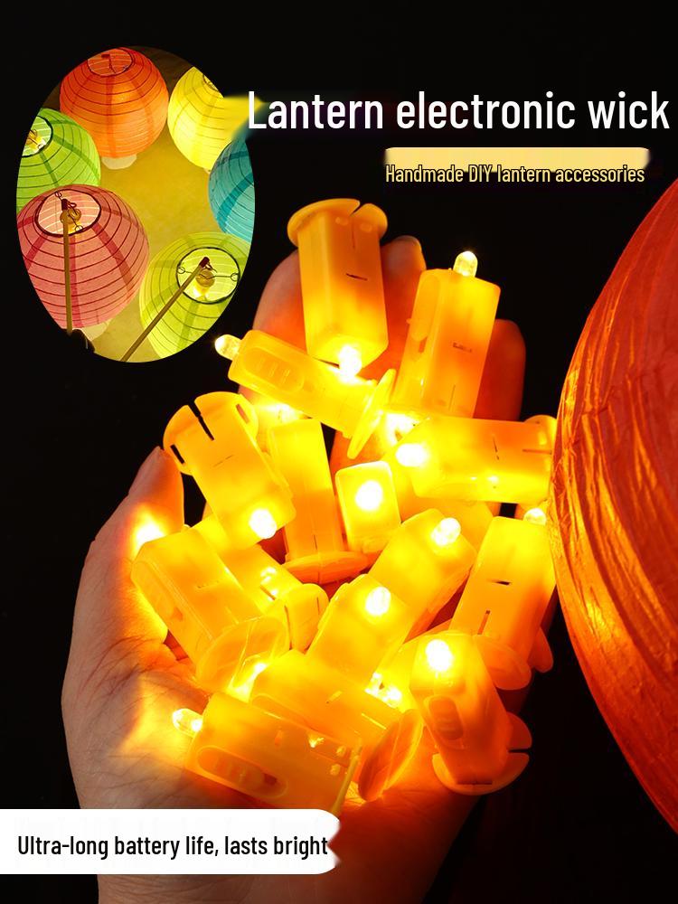 LED Lantern Wick Beads Kit: DIY Colorful Luminous Lights for Kids