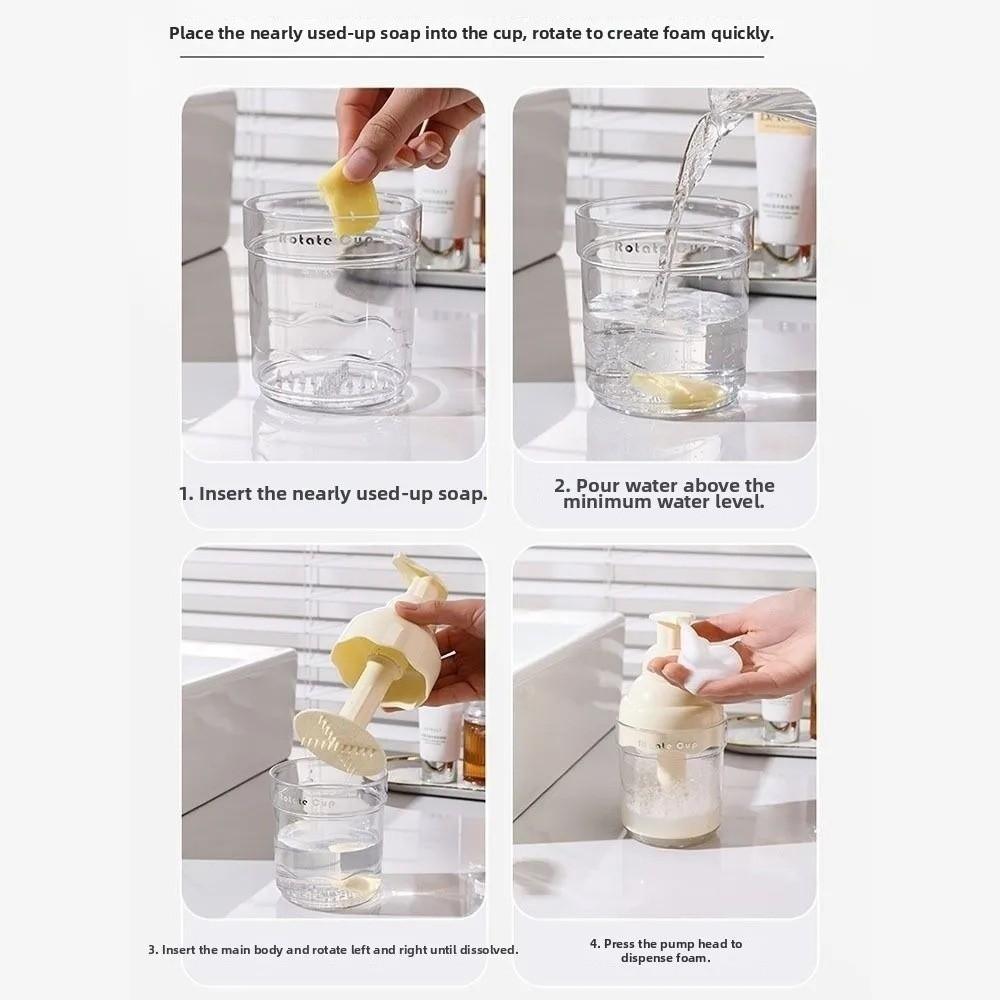 Nachfüllbare Funktion Mousse Schäumflasche Leeres Design Manueller Schaumspender Reiseaccessoires