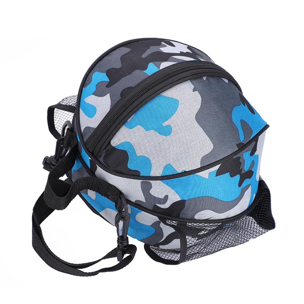 Portable Sports Basketball Football Soccer Ball Storage Ball Single Shoulder Strap (Green)