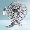 Fly Reel Right Handed Mini Lightweight Fishing Reel 53mm/50g Aluminum Alloy Ice Fishing Wheel Reel Spools Tackle Reel