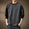 Men's Heavyweight Color Block Raglan Long Sleeve T-Shirt