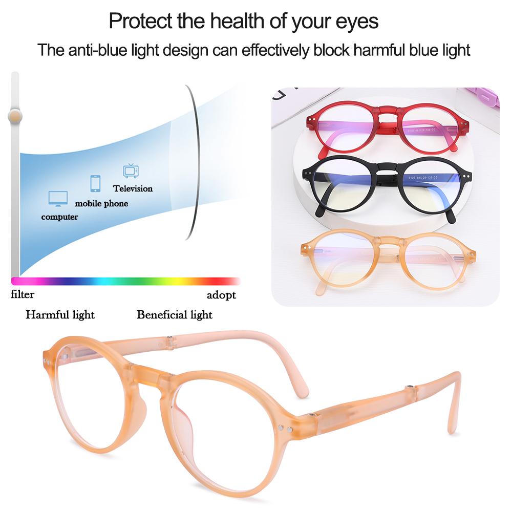 Computer Goggles Foldable Presbyopia Eyewear Folding Reading Eyeglasses Anti-blue Light Glasses