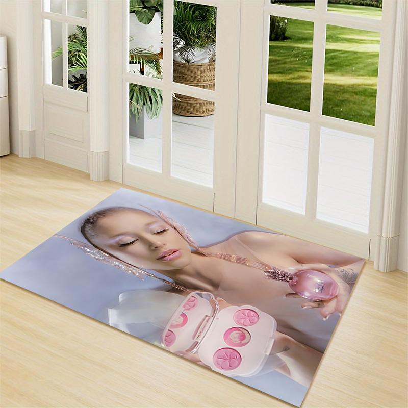 Fantasy Pink White Carpet Rug Soft Washable Antislip Home Living Room Sofa Mats Personalized Christmas Rug