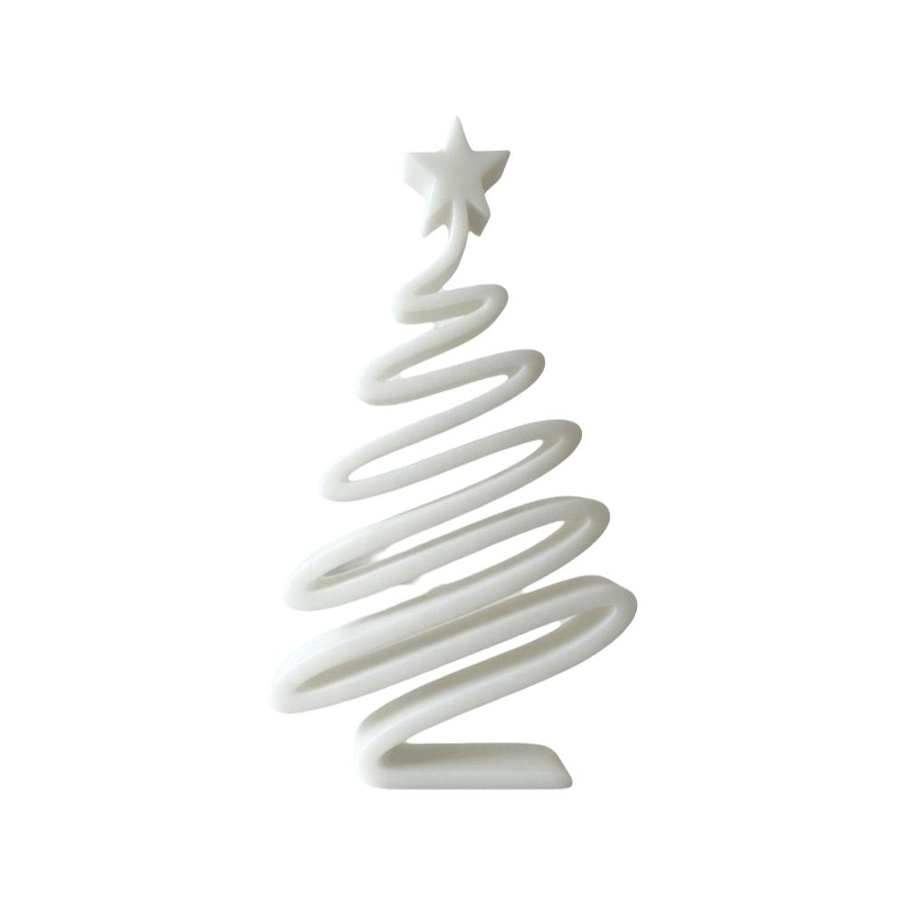 Spiral Shape Desktop Decoration 3D-Printed Xmas Ornaments Unique Christmas Tree Ornament Gift Idea