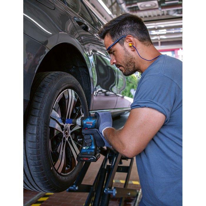 Boulonneuse à choc 18v gds 18v-330 hc + 2 batteries gba 5ah + chargeur en coffret l-boxx - bosch - 06019l5003