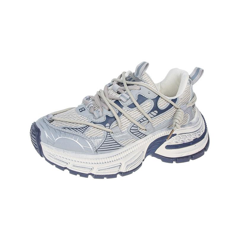 Thick-soled Personalized Straps, Polished Dad Shoes, Women's Design Sense, Niche Spring New Versatile Single Shoes