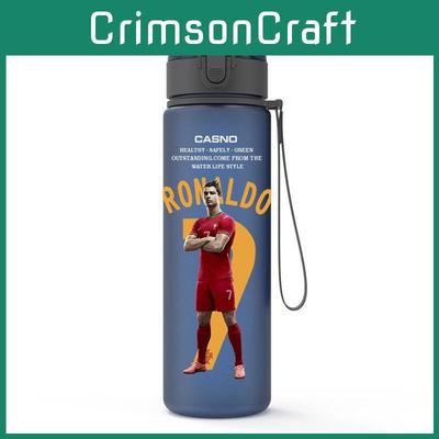 Voetbalfans Waterfles met Nylon Handvat voor Sportliefhebbers 560ml PC Materiaal Zomer Reizen