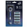 Men's Razor Set with Durable Stainless Steel, Five-Layer Ultra-Thin Blades