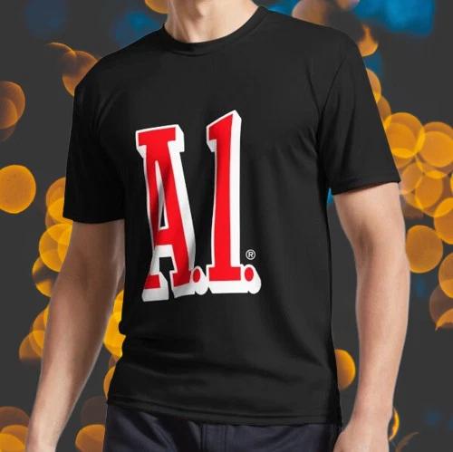 New A.1 steak Sauce Logo Essential Logo Men s T-shirt funny size S to 5XL XXL