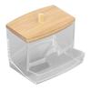 Sturdy Durable Cotton Swab Box High Smoothness Cotton Swab Storage Case  Bathroom Countertop