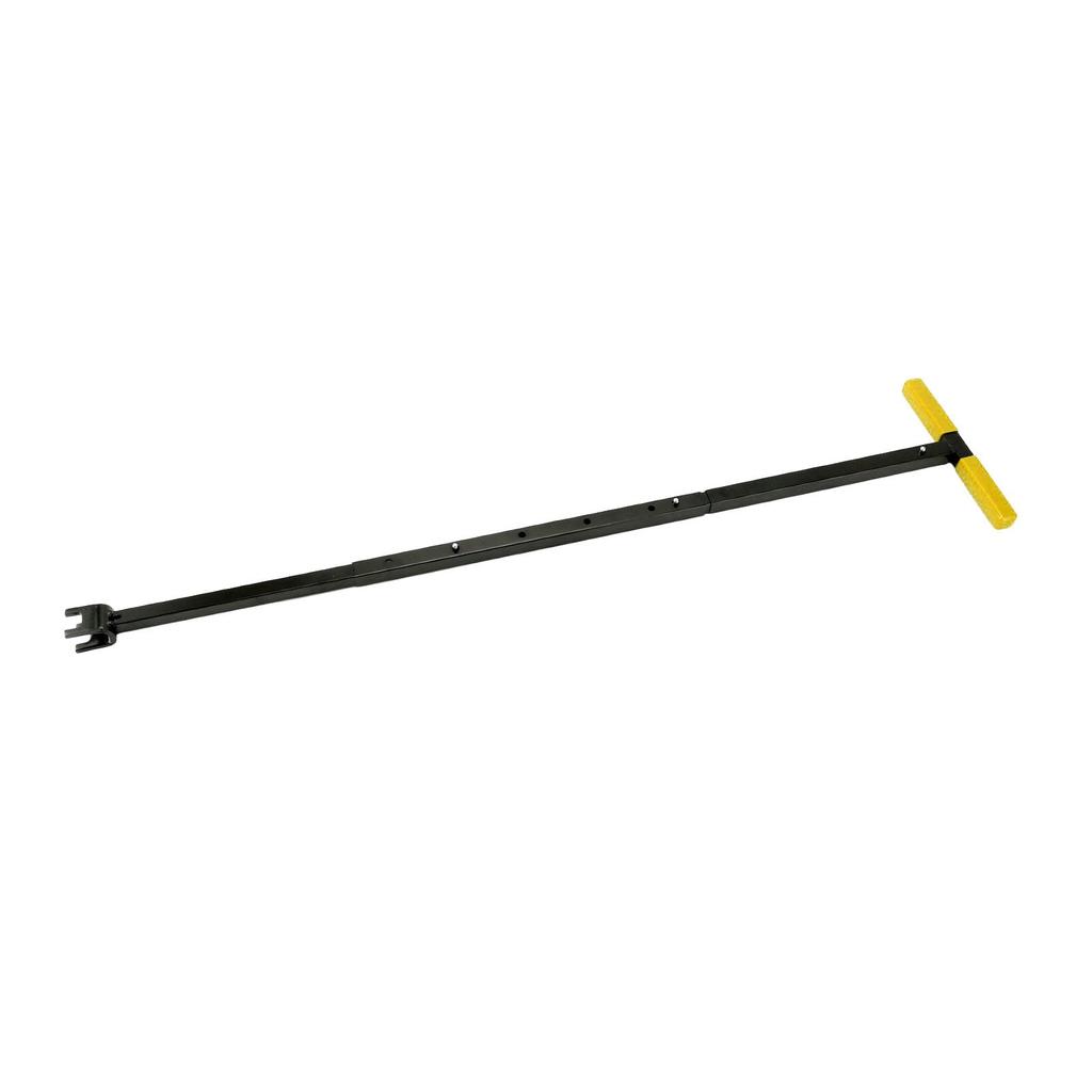 Easy-to-use Folding Water Stop Wrench with T-Handle for Water Meters (Yellow)