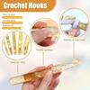 Long Crochet Needles Plastic Crocheting Needles New Crochet Hooks  Knitting