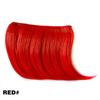 Hair Bangs 2Clips Clip-in Synthetic Hair Extension Rainbow Colorful Frontal Fake Fringe Hairpiece Instant Creative Hairstyle