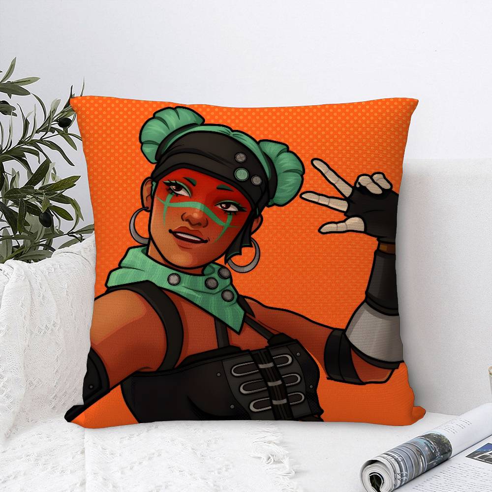 Apex Legends L-Lifeline Pillow Case Plush Fabric Soft Double Sided Print Home Sofa High Quality Cushion Cover Throw