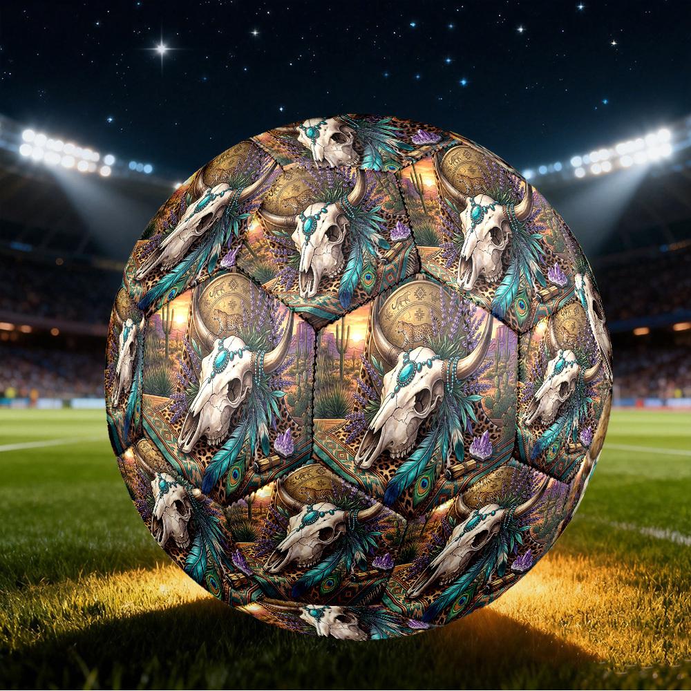 1pc Desert Spirit Size 5 Soccer Ball Professional Match Training Football Indoor &Outdoor Sports Ball Training Ball Lightweight Durable y5