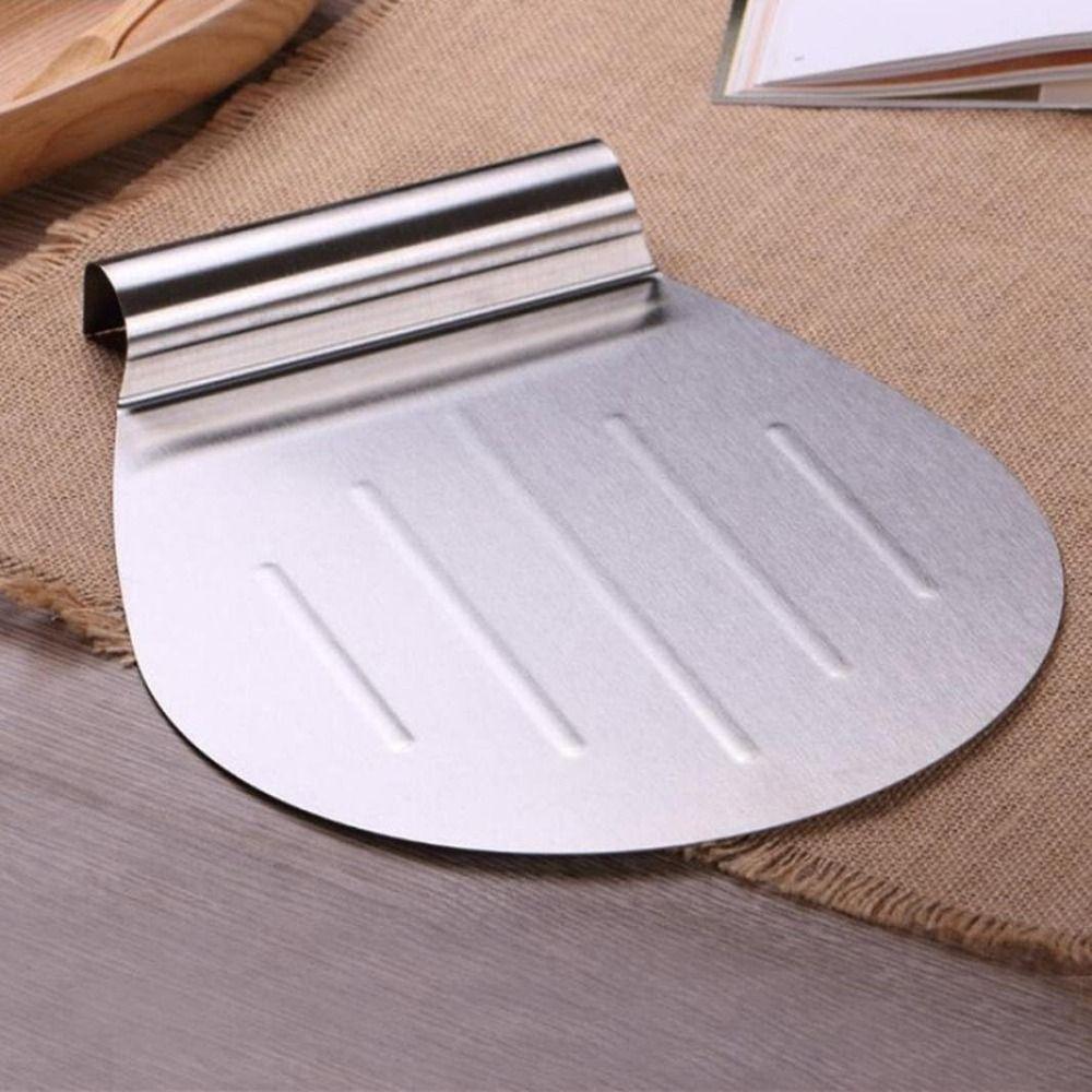 Silver Pizza Transfer Shovel Non-Slip Handle Baking Shovel Paddle  Pizza Oven Accessories