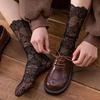 Spring and Autumn Women's Socks Peacock Pattern Lace Socks Korean Version Stacking Socks Bottom Boots Socks JK Hollow Princess Socks