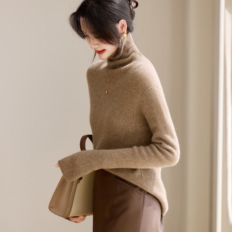 Women's 100% Cashmere Turtleneck Sweater