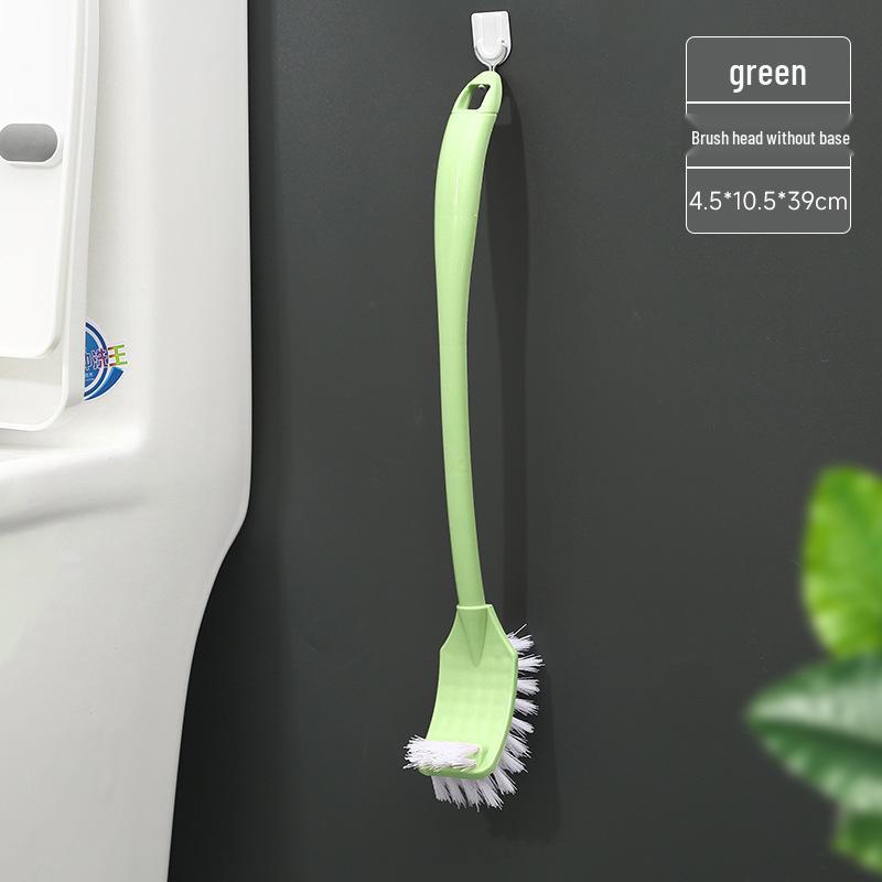 Wall-Mounted & Floor-Standing Toilet Brush Set with Long Handle for Thorough Cleaning