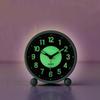 Bedside Glow In Dark Alarm Clock Non Ticking Bedroom Decor Compact Bedside Clock With Luminous