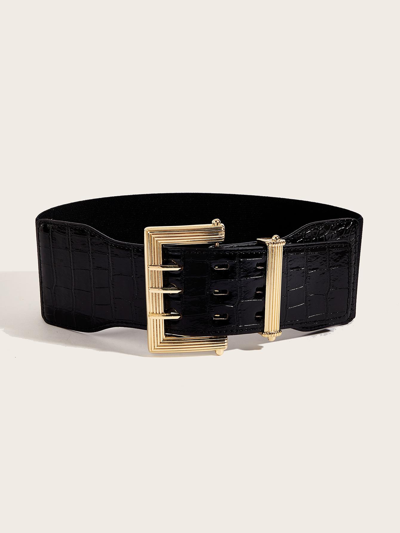 

Ретро Эластичный Эластичный Пояс Женский Верхняя Одежда Широкий С Пиджаком Пояс Декоративный Пояс