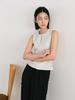 HUNCH Vertical Seam Sleeveless Knit Top (3Colors)