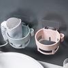 1PCS Hair Dryer Holder Wall Mounted Punch-Free Blow Dryer Rack Rotating Suction Cup Hair Dryer Storage Bracket Home