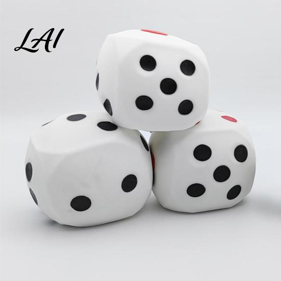 TPR Fidget Toy 1/2Pcs Giant Dice Stress Relief Toy Squeeze for Focus Reduction Tools Aid & Anxiety Reduction Relaxation Cube Sensory Toys