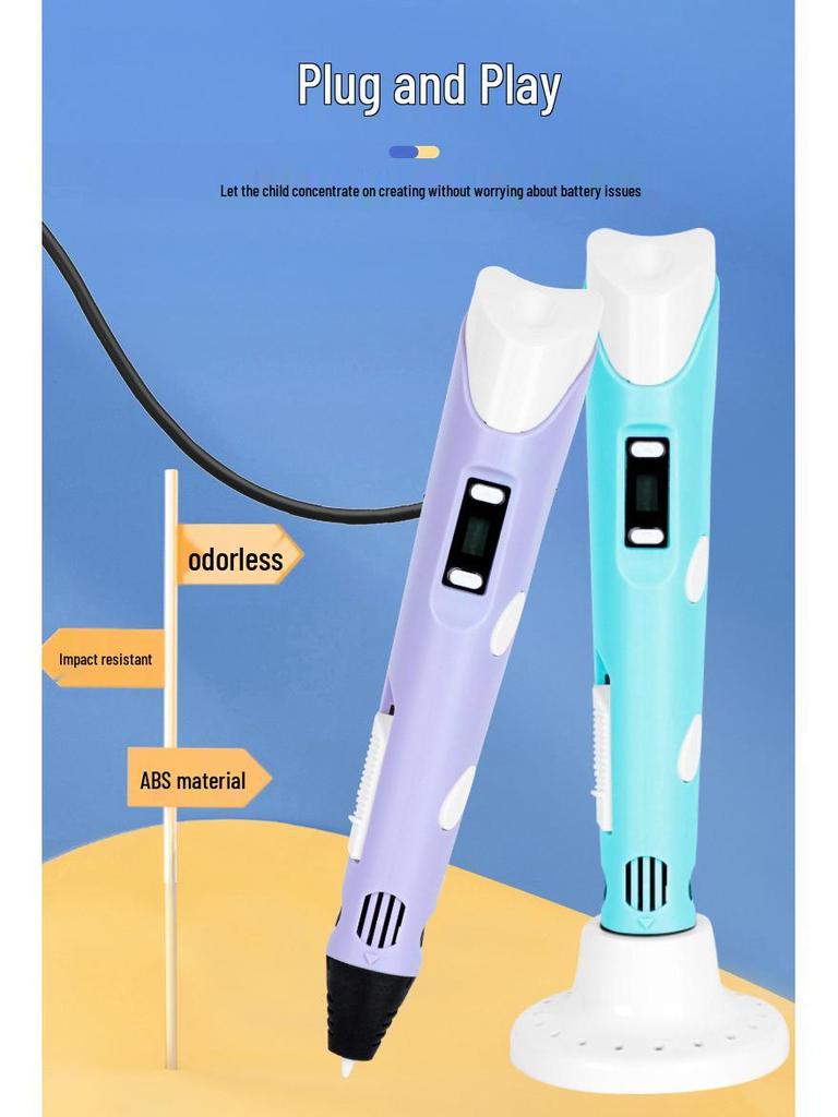 Ma Liang's Magic Brush: 3D Printing Pen for Children's Creative Doodling and Painting