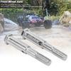 Metal Front Wheel Axle Accessory Fit for ECX Series 2WD RC Hobby Model 1 10 CarSilver