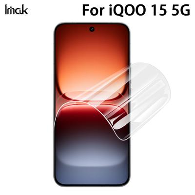 For iQOO 15 5G Glass IMAK Hydrogel Film 4th Generation Full Coverage Screen Protector