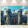 Multi-functional Medieval Castle and Knight Party Background - Polyester  No Power Required - Perfect for VBS