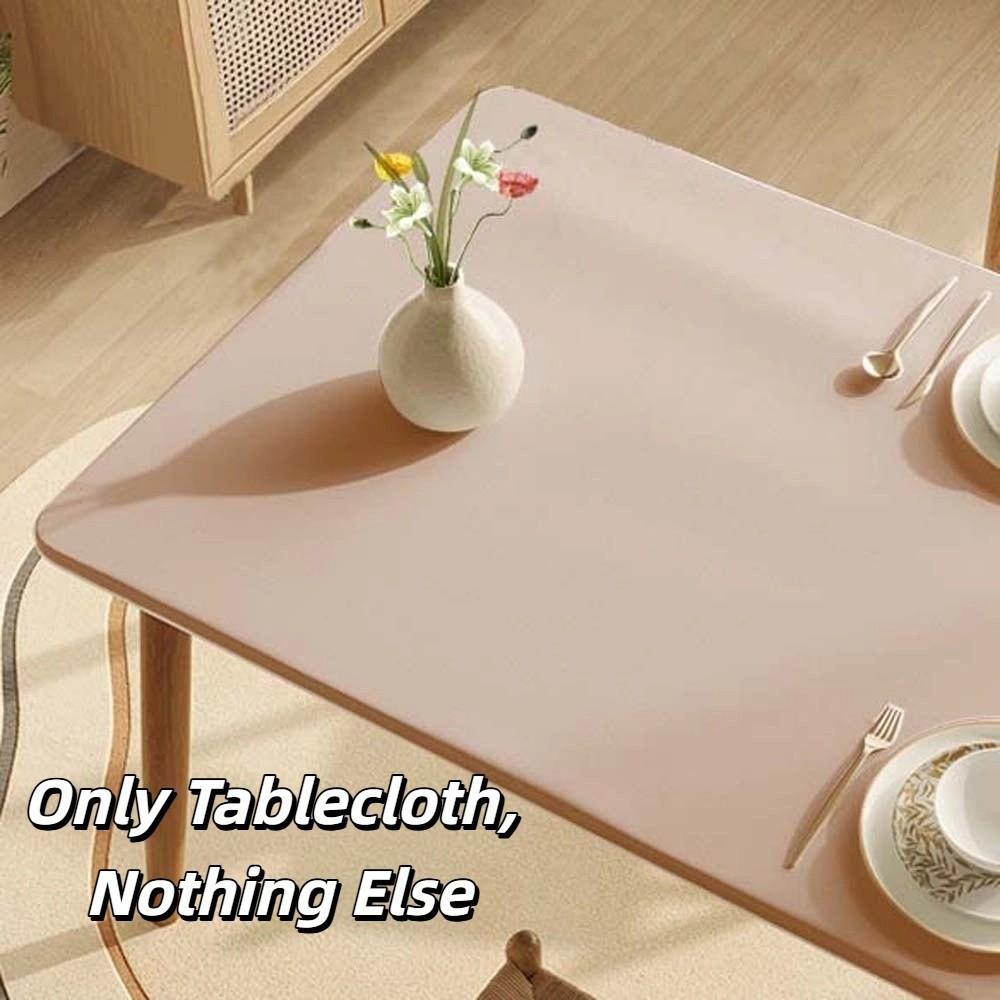 Smooth Imitation Sheepskin Tablecloth Rectangular Desk Protection Cover  Dining