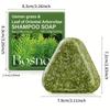 120g Usman Grass and Platycladus Orientalis Leaf Shampoo Soap, Cleaning, Removes Loose Dandruff, Control Oil, Nourish,repairs Split and Damaged Hair