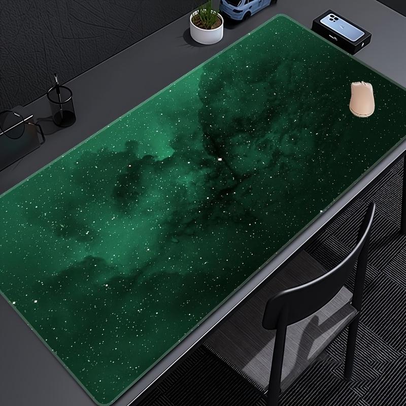 pcDark Green Galaxy Art Mouse Pad Non Slip Rubber Desk Mat for Gaming and Office Use Pad for Laptop PC Home Desk Accessories
