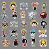 One Piece 50 Pcs Cartoon Anime Waterproof Decorative Stickers For Luggage Travel Case Car Guitar Phone Laptop Skateboard